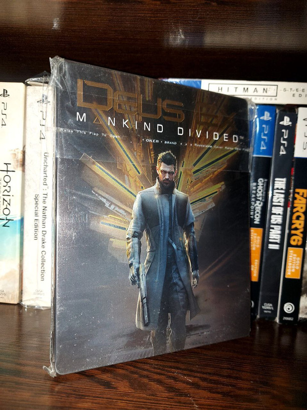 خرید استیل بوک خالی DEUS EX MANKIND DIVIDED STEELBOOK برای PS4