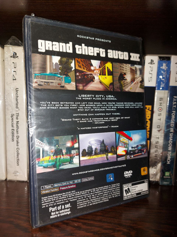 خرید بازی GTA 3 برای PS2 نسخه اورجینال