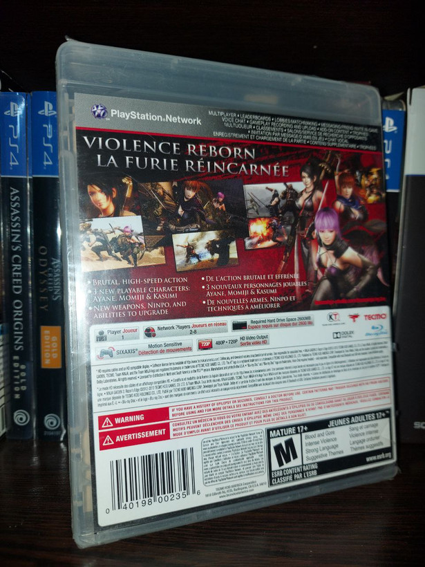 خرید بازی NINJA GAIDEN 3 RAZORS EDGE برای PS3