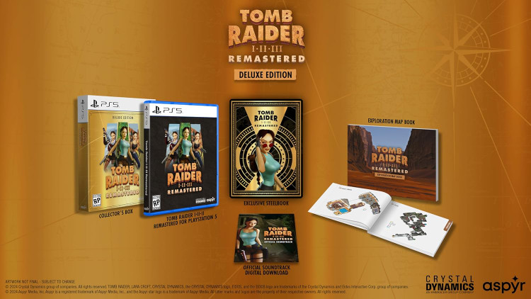 خرید بازی TOMB RAIDER 1-2-3 REMASTRED DELUX برای PS5