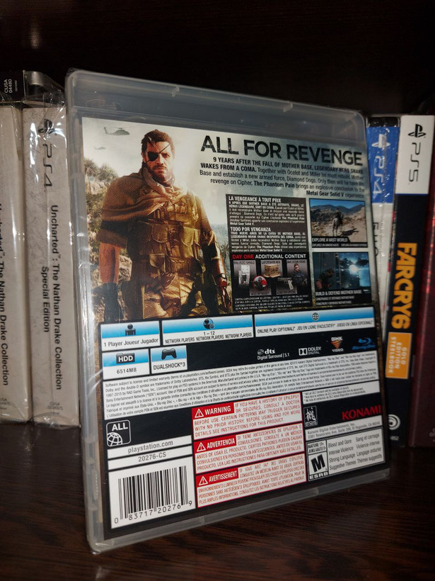 خرید بازی METAL GEAR SOLID V DAY ONE THE PHANTOM PAIN